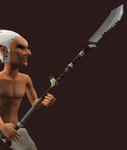 Jagged Spear of Butchering (Equipped)