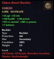 Oaken Barrel Buckler