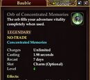 Orb of Concentrated Memories