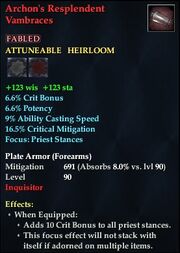 Archon's Resplendent Vambraces