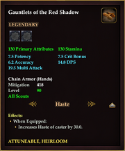 Gauntlets of the Red Shadow