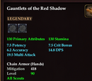Gauntlets of the Red Shadow