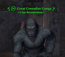 Great Grenadier Gonga