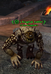 A Kragbak battler
