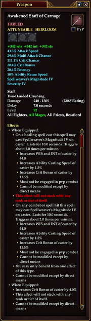 Awakened Staff of Carnage