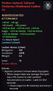 Pristine Imbued Tailored Dexterous Hidebound Leather Gi