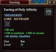 Earring of Holy Affinity