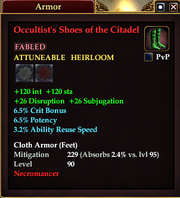 Occultist's Shoes of the Citadel