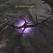 A withering wisp
