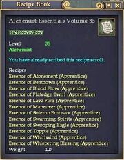 Alchemist Essentials Volume 35