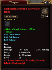 Nathsarian Hunting Bow of No Hope