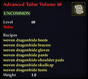 Advanced Tailor Volume 68