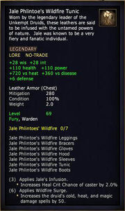 Jale Phlintoe's Wildfire Tunic