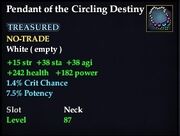 Pendant of the Circling Destiny
