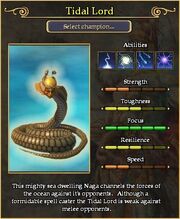 Tidal Lord arena stats