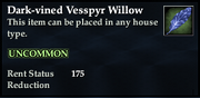 Dark-Vined Vesspyr Willow