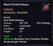 Blood Orchid Katana (TBoCH Good)