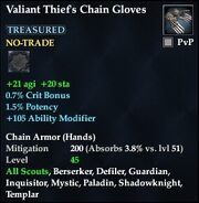 Valiant Thief's Chain Gloves
