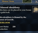 A blessed shrubbery