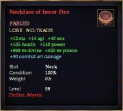 Necklace of Inner Fire