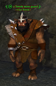 A Terrok mine guard