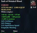 Sash of Mutated Blood