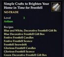Simple Crafts to Brighten Your Home in Time for Frostfell