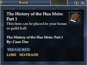The History of the Hua Mein- Part 1