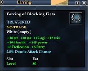 Earring of Blocking Fists