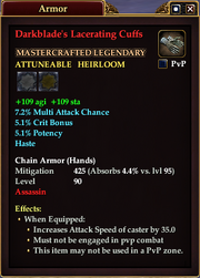 Darkblade's Lacerating Cuffs