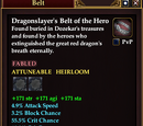 Dragonslayer's Belt of the Hero