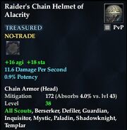 Raider's Chain Helmet of Alacrity