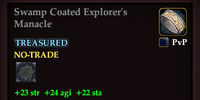 Swamp Coated Explorer's Manacle