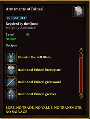 Armaments of Paineel