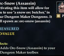 Orc-Snow (Assassin)