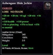 Ashengaze Hide Jerkin