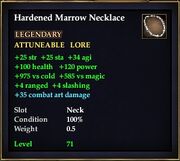 Hardened Marrow Necklace