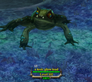 A toxic glow toad
