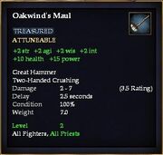 Oakwind's Maul