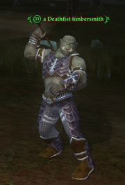 A Deathfist timbersmith
