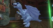 Fighting baby ice dragon plushie