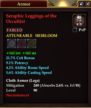 Seraphic Leggings of the Occultist