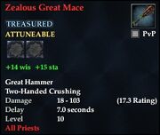 Zealous Great Mace