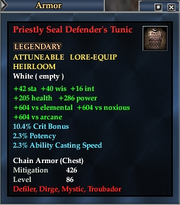 Priestly Seal Defender's Tunic