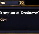 Champion of Drednever