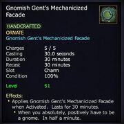 Gnomish Gent's Mechanicized Facade
