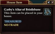 Garby's Altar of Bristlebane
