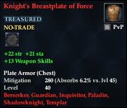 Knight's Breastplate of Force