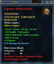 Captain's Horned Helm