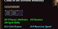 Cloak of the Silvered Boundary